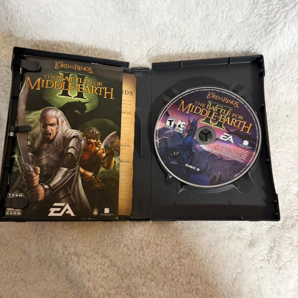 The Lord of the Rings Battle for Middle-Earth II PC CD-ROM 6 Discs EA Games 2006